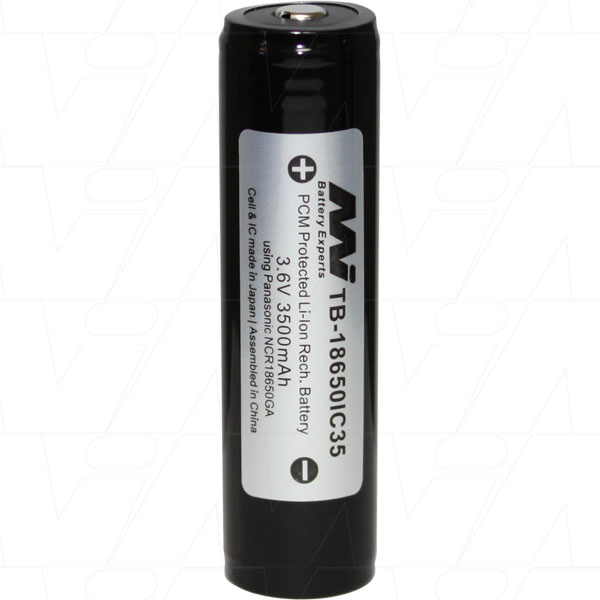 MI Battery Experts TB-18650IC35-BP1
